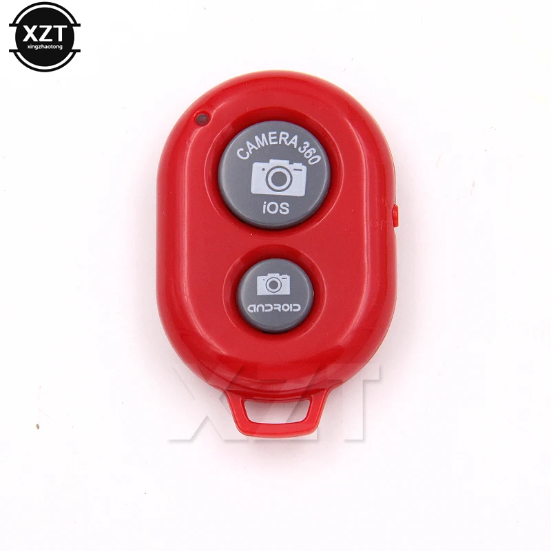 Bluetooth беспроводной пульт дистанционного спуска затвора камера телефон монопод палка для селфи с затвором Автоспуск Таймер Пульт дистанционного управления для IOS Android - Цвет: red