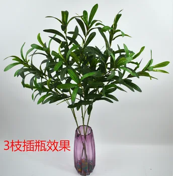 

Model Olive Leaf Succulent Model Plant Green Engineering Wedding Flower Row Road Lead Flower Arrangement with Leaves Model Olive