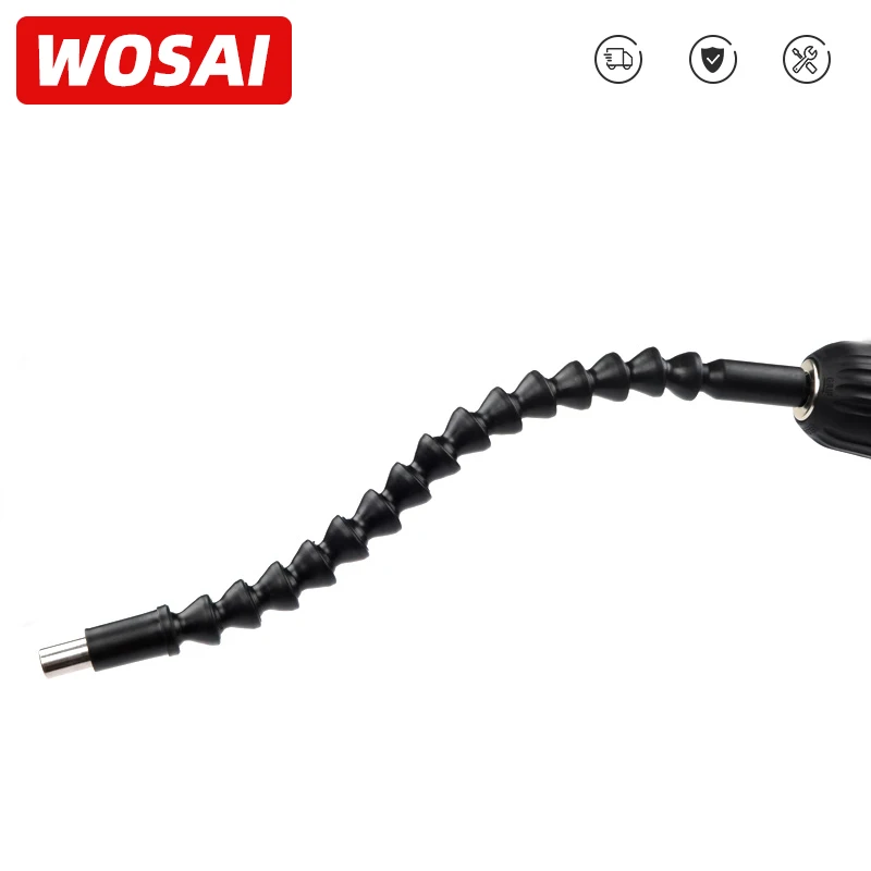 WOSAI 290 мм электрическая дрель черная Гибкая биты вала удлинитель держатель