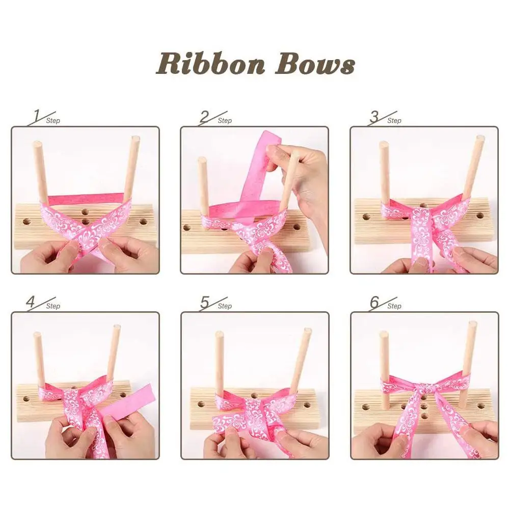 Bow Maker Wooden Wreath Bowing Making Tool Ribbon Bow Maker Tool For Ribbon  Crafts For Party 2020 - Sewing Tools & Accessory - AliExpress