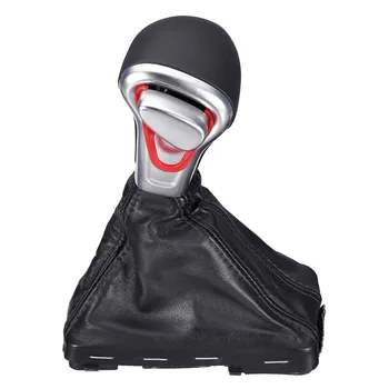 

Leather Gear Shift Knob Dustproof Waterproof Cover Car Speed Gear Shift Knob for A4 A6 Q5 Q7
