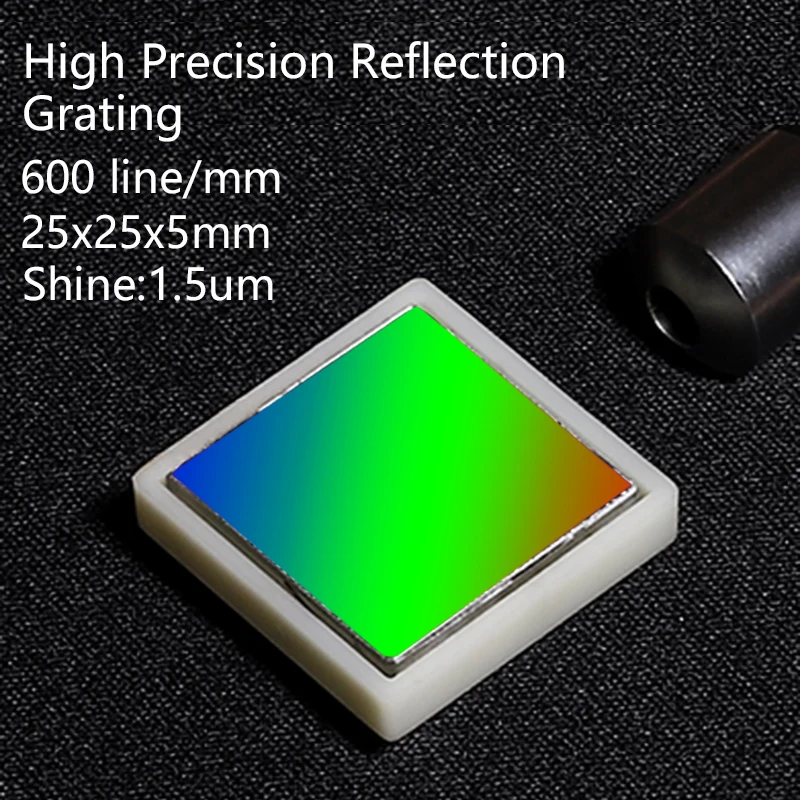 

Плоская отражающая решетка высокоточная 600 линий 25x25x5 мм shine мкм оптический прибор оптический модуль спектрофотометр