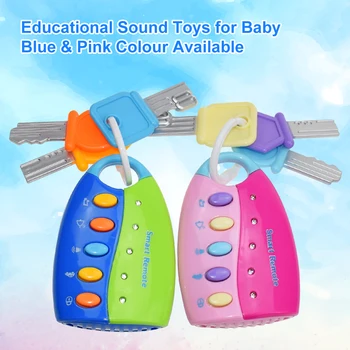 

Funny Baby Toy Musical Car Key Vocal Smart Remote Car Voices Pretend Play Educational Toys For Children Baby Music Toys