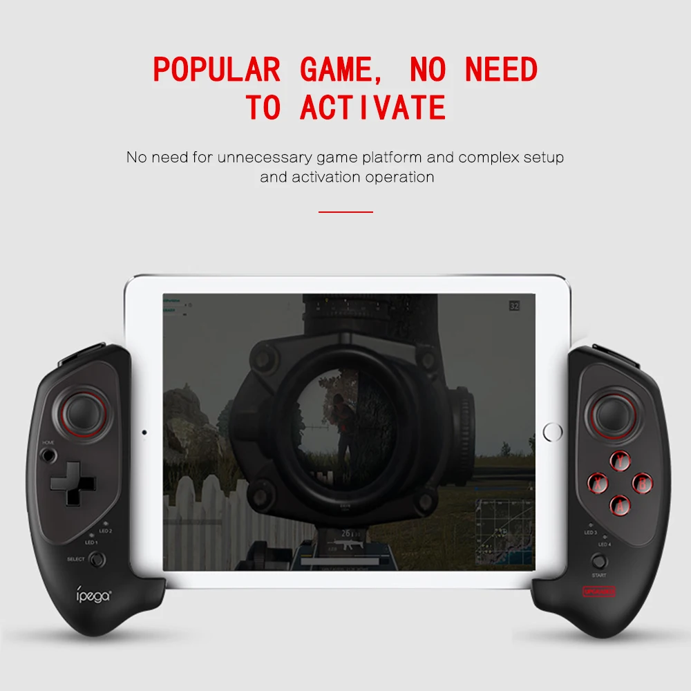 

Original iPEGA PG-9083S Bluetooth Gamepad Wireless Telescopic Game Controller Practical Stretch Joystick Pad for iOS/Android/WIN