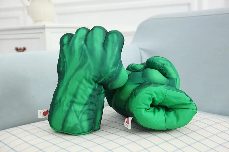 Plush Toys Amazing Spider-Man 2 Hulk Superman Boxing Gloves Plush Toys Creative Gift