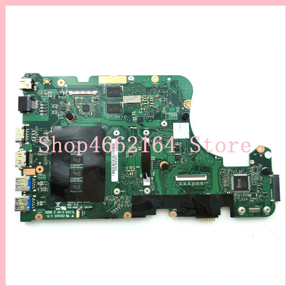 X555LJ Motherboard i5-5200 CPU 4GB RAM GT920M/2G REV3.6 For ASUS X555L X555LD X555LF X555LP W519L L
