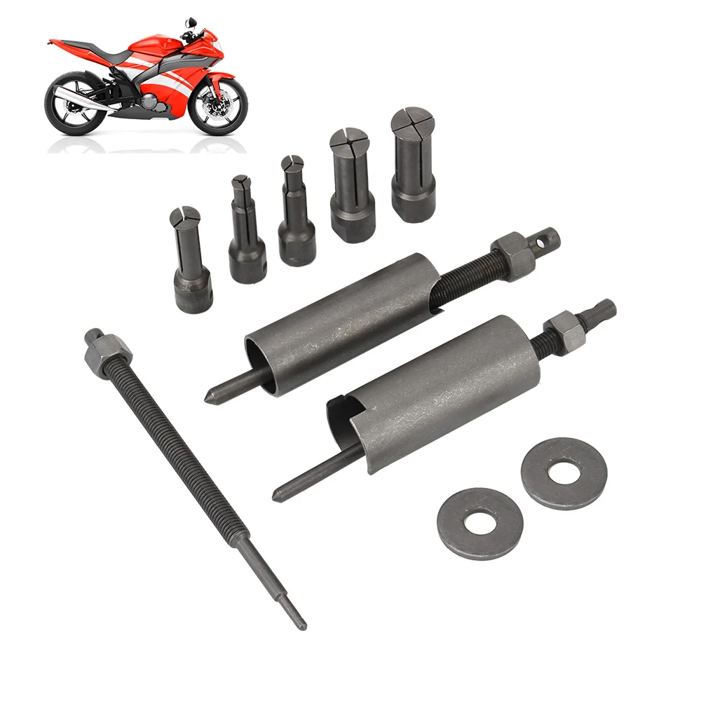 

Remover Kit Auto Wheel Gear Remover Pulling Extractor Tool Motorcycle Car Inner Bearing Puller Tool 9mm to 23mm