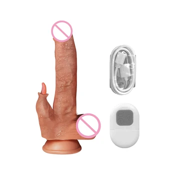 Wireless Remote Control Realistic Dildo Vibrators Penis With Suction Cup Sex Toys for Women Heating Swing Stimulator Adult Shop 6