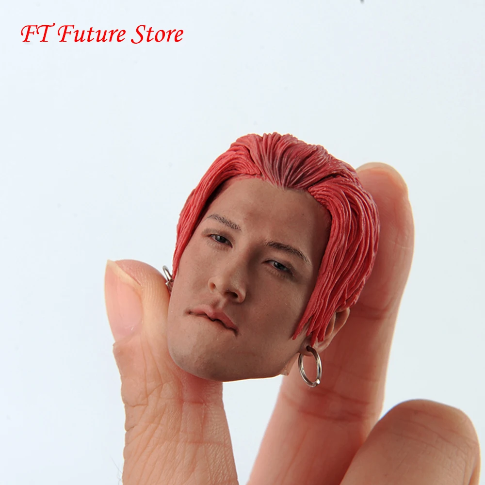 1/6 BIGBANG TAEYANG Male Red Hair Head Sculpt Head Model F 12" Action Figure Toy 
