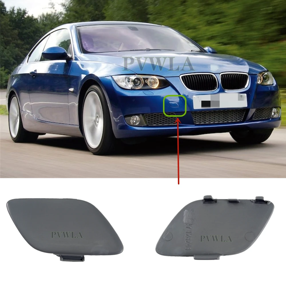

For BMW E92 E93 2008 2009 2010 2011 Primed Front Bumper Tow Eye Trim Cap Cover