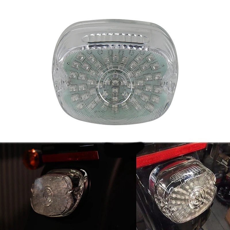 White Lamp Housing Tail Light Brake Turn Signals Running Light