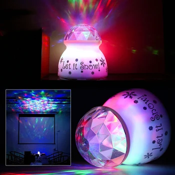 

Night Light Projector LED Ocean Wave Projection Lamp Rotation Northern Light Projector Mood Light