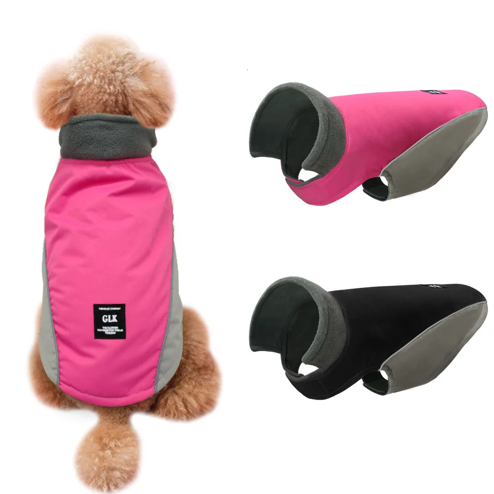 

Cold-proof Pet Clothes Clothing Pets Thickening Suit Waterproof Outdoor Poncho Skiing Clothes Charge Clothes Reflective Raincoat