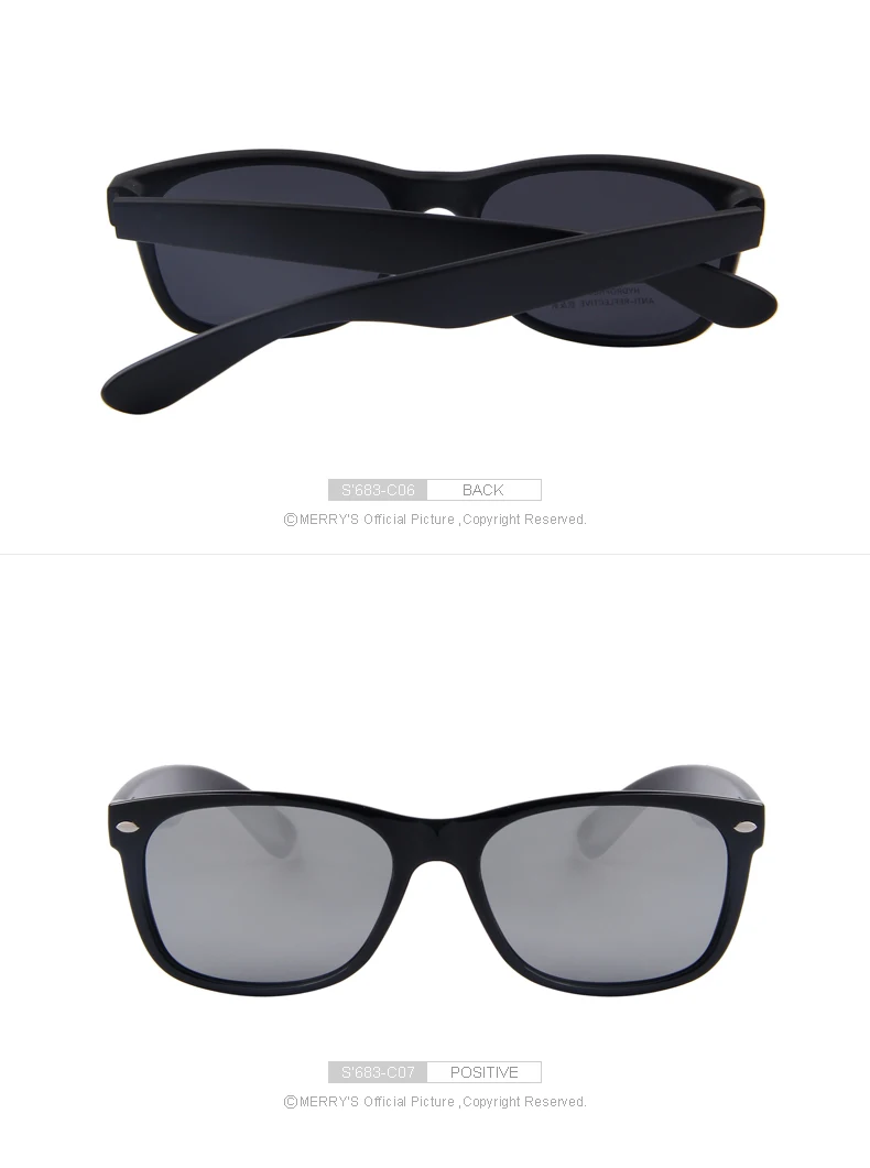 Sville Mary Men Retro Rivet Polarized Sunglasses Uv400 