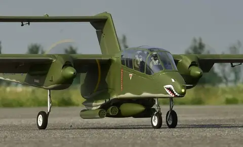 FREEWING Flight Line 2020 RC Plane 1400mm wingspan OV 10A Bronco PNP 14 m World WarII aircraft RC model EPO airplane model title=