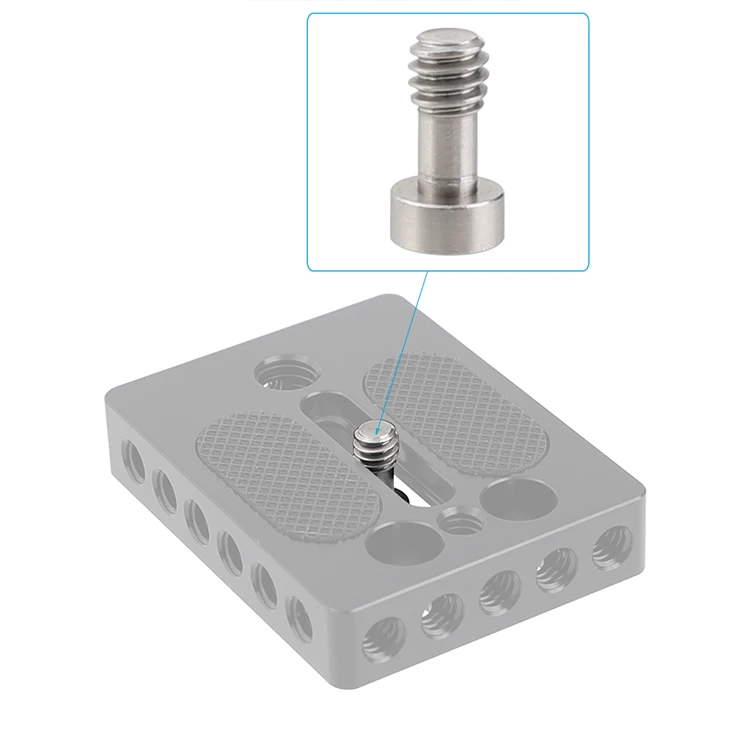 5 Pieces Standard Thread Screw Adapter With 1/4"-20 Male Threading & Hexagon Soc