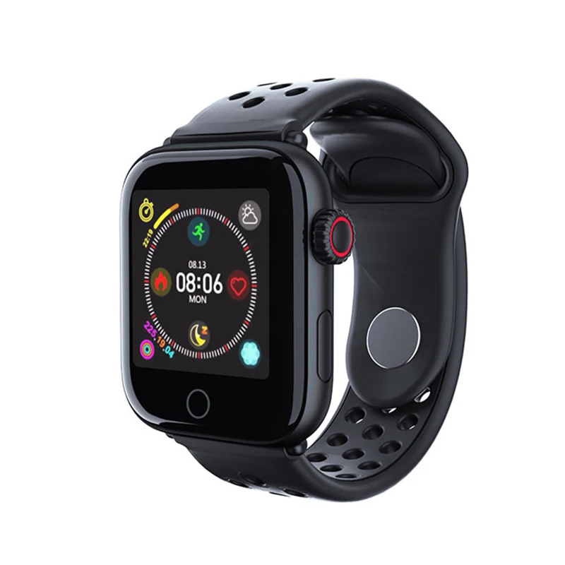 LEMFO Z7 1," женские умные часы IP68 водонепроницаемый смарт-браслет для мужчин для Apple Watch мульти-спортивный режим двойной цвет фитнес-трекер - Цвет: black