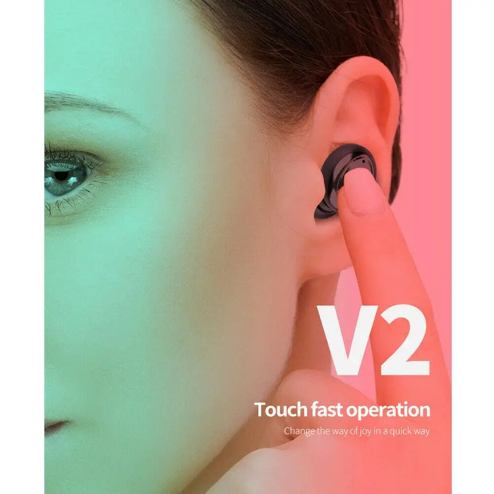Noise Cancelling Bluetooth Wireless Headset Mini TWS Earphones Earbuds with Mic for iPhone Samsung LG G Stylo G6 G7 Xiaomi