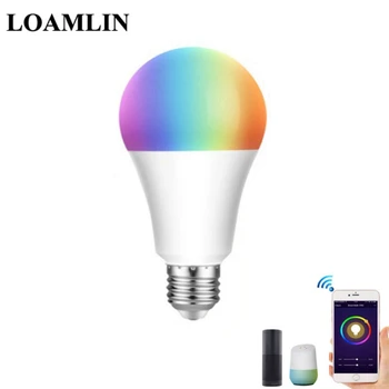 

Smart Bulb LED Magic RGBW Home Lighting Lamp 5W/10W/15W/20W E27 Color Change Dimmable AC85-265V