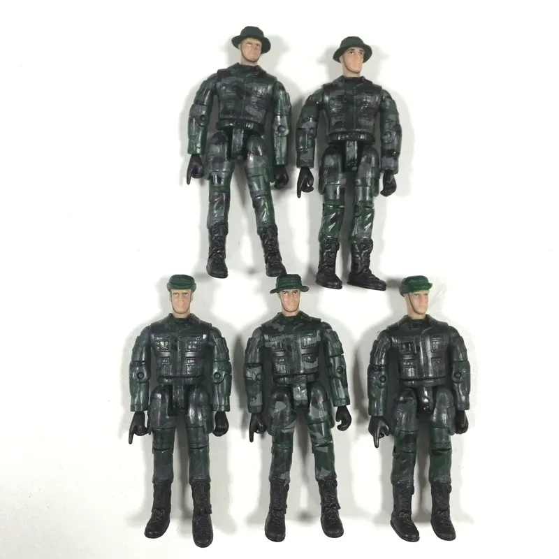 1 шт. 1:18 случайная отправка спецназ 10 см солдаты куклы модели игрушек подвижные
