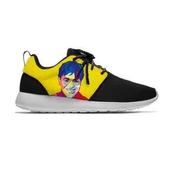 

Elton John Famous Rock Singer New Popular Funny Cool Kids Sport Running Shoes Casual Breathable 3D Sneakers Boys Children Girls