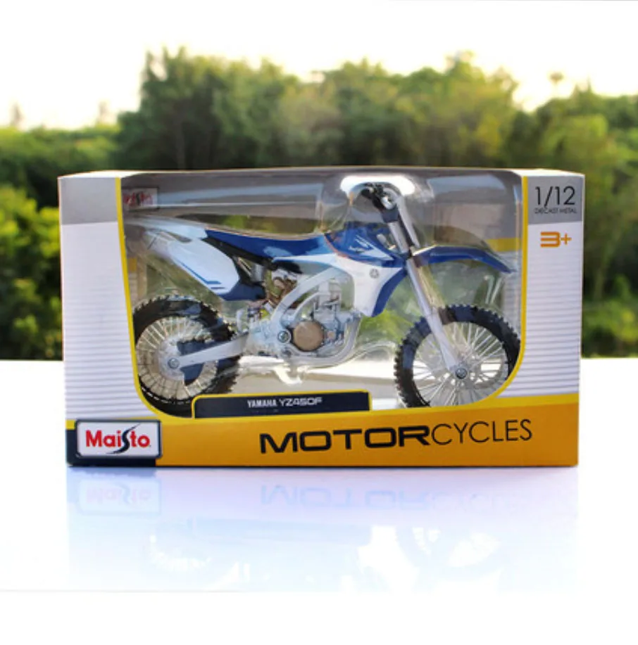 Модель мотоцикла Maisto 1/12 Yamaha YZ 450F модель для детей мальчиков и девочек| |