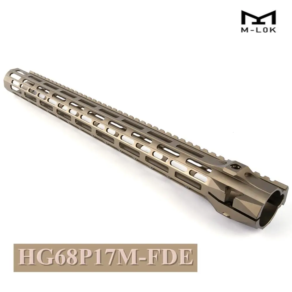 1" m-lok handguard Slip fit замок дизайн mlok handguard m4 m16 AR15 handguard