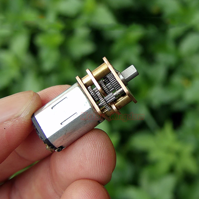 Мини N20 электродвигатель постоянного тока 3V 6V 68 ОБ/мин медленно Скорость