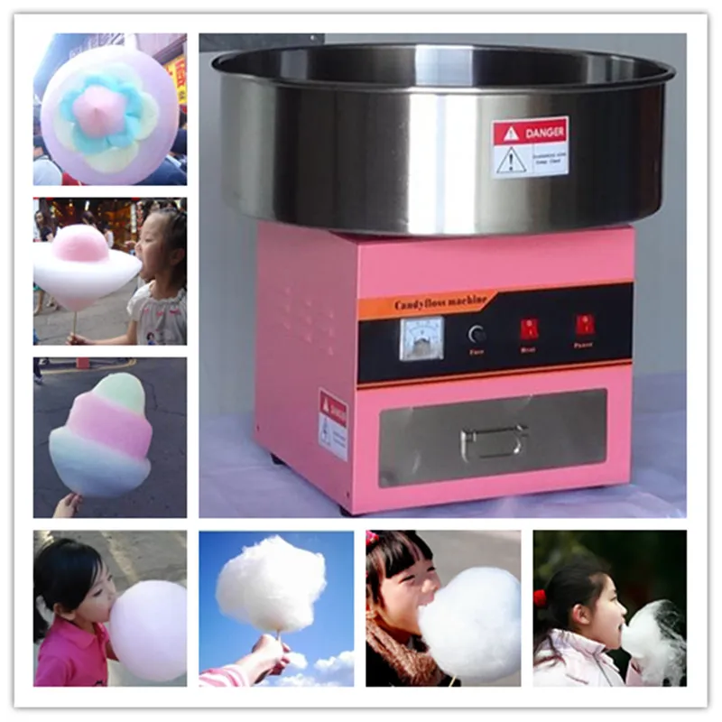 Electric cotton candy making forming machine cotton sugar candy floss maker fancy art candy cloud party