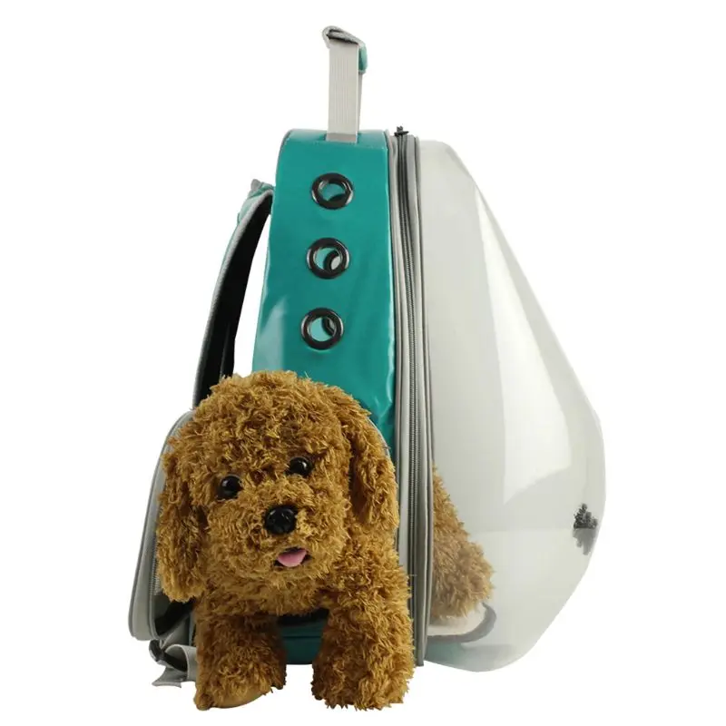 

Pet Carrier Cat Small Dog Handbag Breathable Astronaut Space Capsule Bubble Backpack X7XC