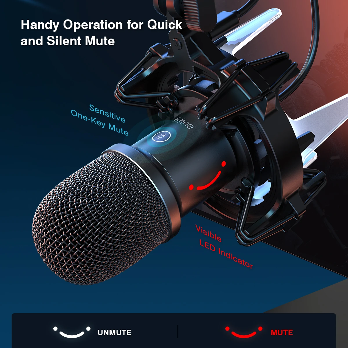 Fifine Xlr Dynamic Microphone,vocal Podcast Mic With Cardioid