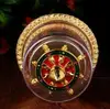 New Tibetan Tibet Buddhist 8 Cimelia Symbols Finger Prayer Wheel Amulet Statue 4