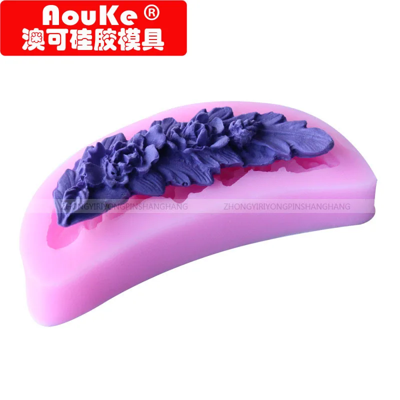 Силиконовая форма сделай сам для торта в форме Луны и розы |