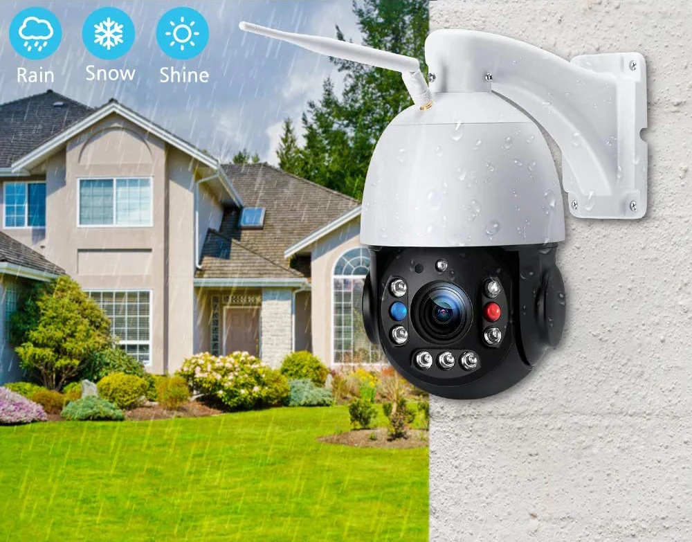 5MP 30X Zoom IP Camera Wifi Onvif PTZ Speed Dome Human Detection SD Card Slot CCTV H.265 P2P Wireless Surveillance Camera