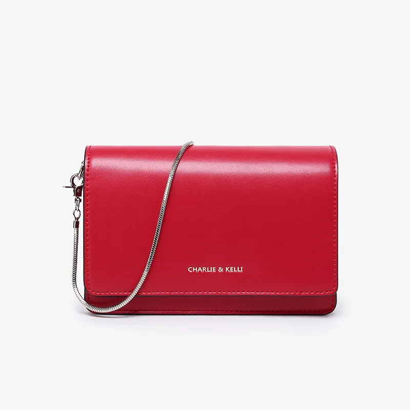 

2019 New Style-Versatile Western Style Small CK WOMEN'S Bag Snake Bone Chain Article Bag Shoulder Square Sling Bag a Generation