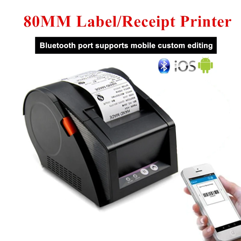 Gprinter принтер для этикеток с Bluetooth термопринтер 20 мм до 80 наклейка бумага Android iOS