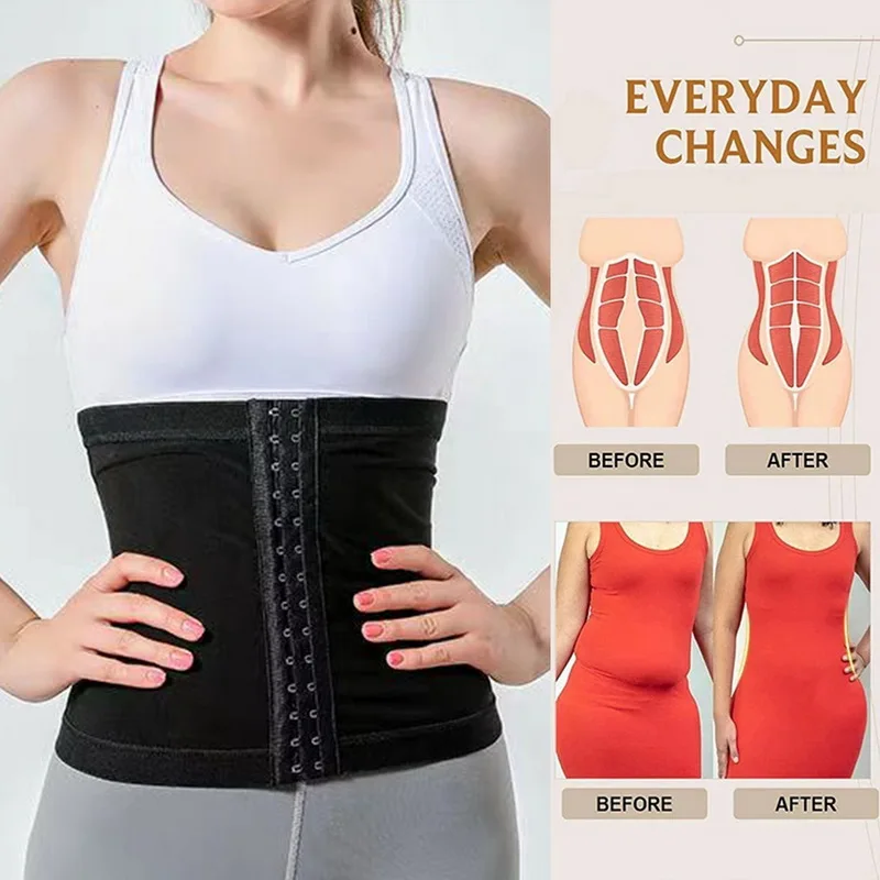 Women Corset Latex Waist Trainer Body Shaper Slimming Sheath Belly Colombian Girdles Steel Bone Binders Shapers Workout Belt tummy control underwear