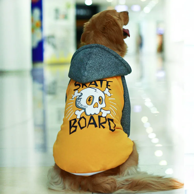 

Autumn and Winter Warm with Fleece Two-legged Hoodie Teddy/Bear/Golden Retriever/Labrador Medium and Large Pet Clothing Supplies