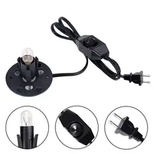 Электрический соленый шнур лампы с полным диапазоном диммер и провода творческих Хобби DIY эксперимент создания практики черный