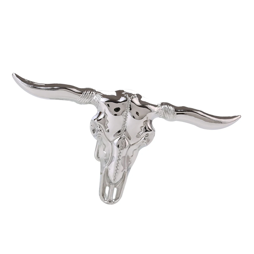 Men Novelty Belt Buckle Cool Cow Head Vintage Longhorn Bull Head Pattern Belt Buckle Western Fits For Denim Belt Trouser Belt