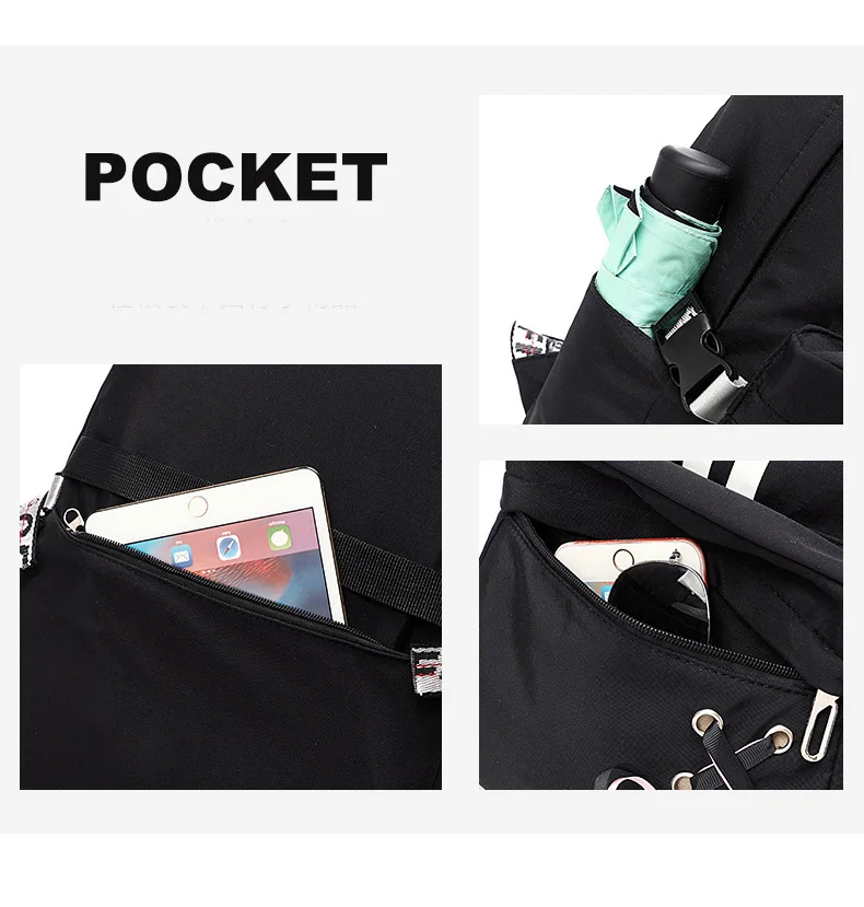 2019 Brand Design Women Casual Nylon Backpack Purse Teenager Girls Pink School Bags Ladies Bow Backpack Big Travel Rucksack Bags (6)