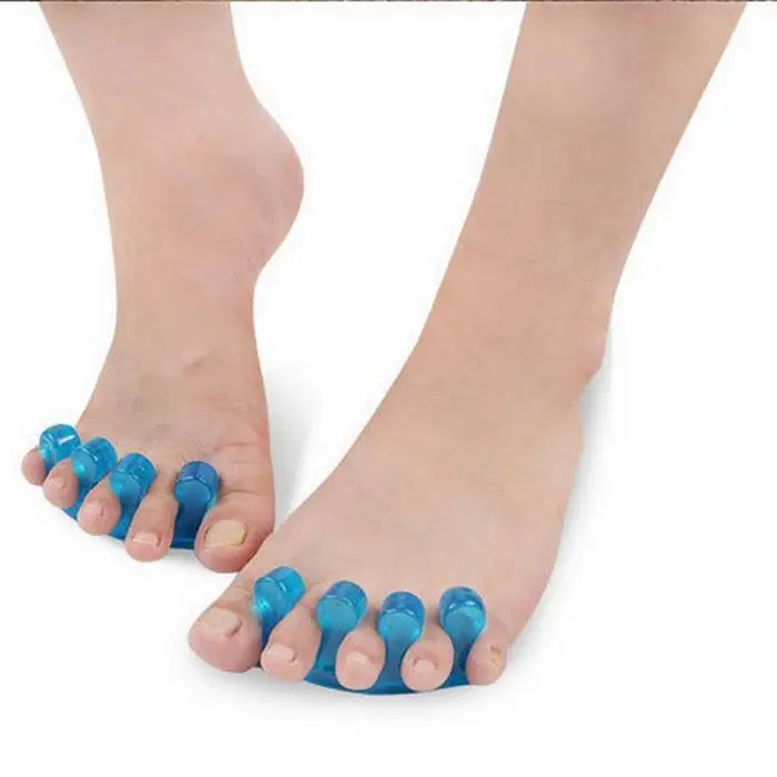 Протектор для ног Hallux вальгус палец ноги унисекс разделительный буйон прозрачный, розовый, синий корректор
