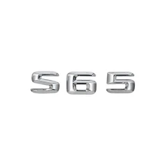 Trunk Rear Emblem Badge Chrome Letters S 65 for Mercedes W220 W221 S-CLASS S65
