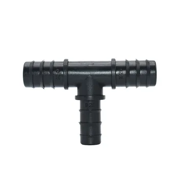 

20pcs Garden Irrigation Tee 3/4 To The 1/2 Hose Reducing Tee Barb Water Splitter 3 Way T Connector Barbed Splitter 3 Rings
