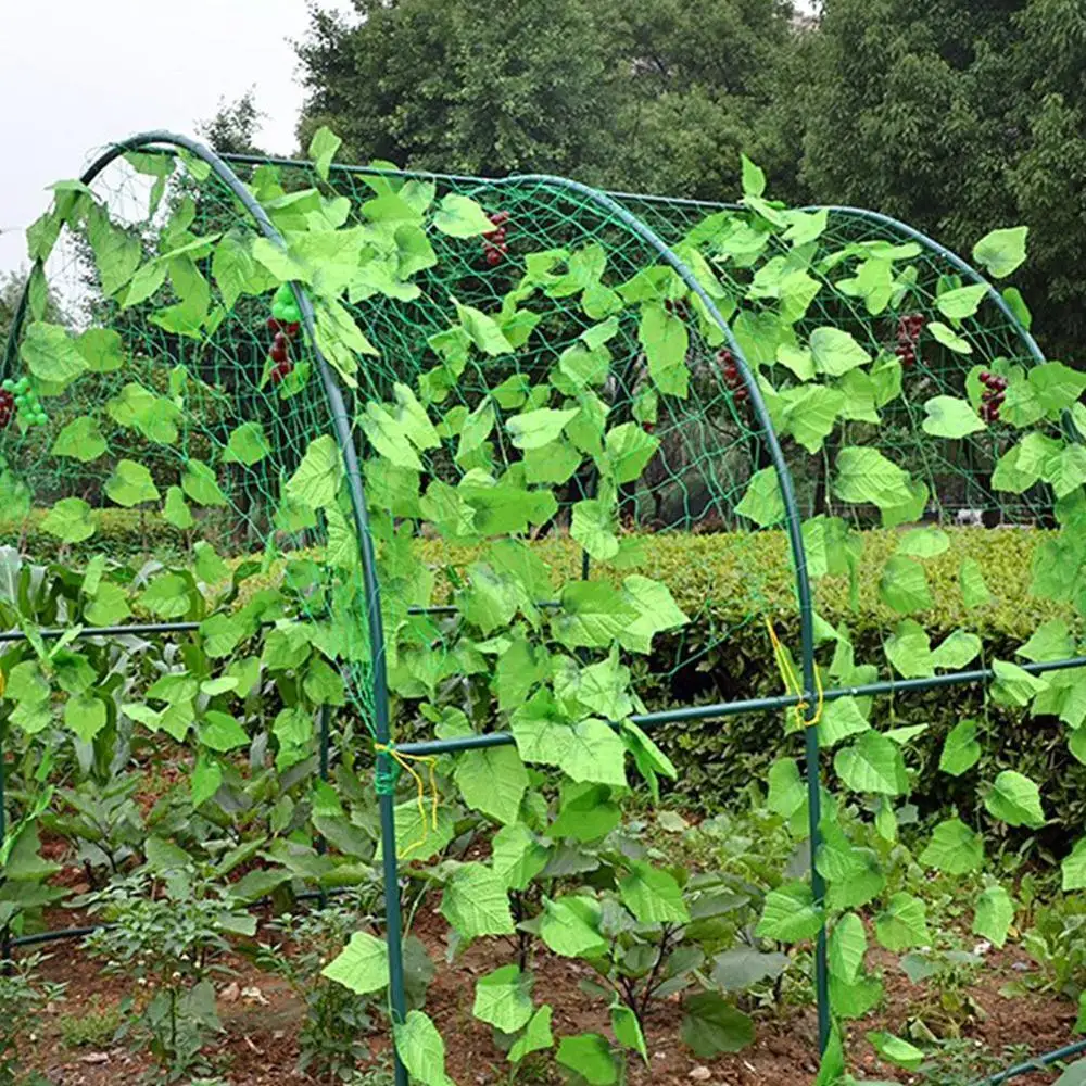 

Garden Green Nylon Vegetable Plant Trellis Netting Support Nets Bean Plant Climbing Grow Fence Anti-bird Net