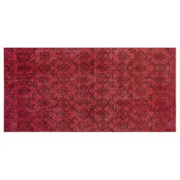 

Handmade Natural Vintage English Runner Rug 089x185 Cm-2'11''X6'1''