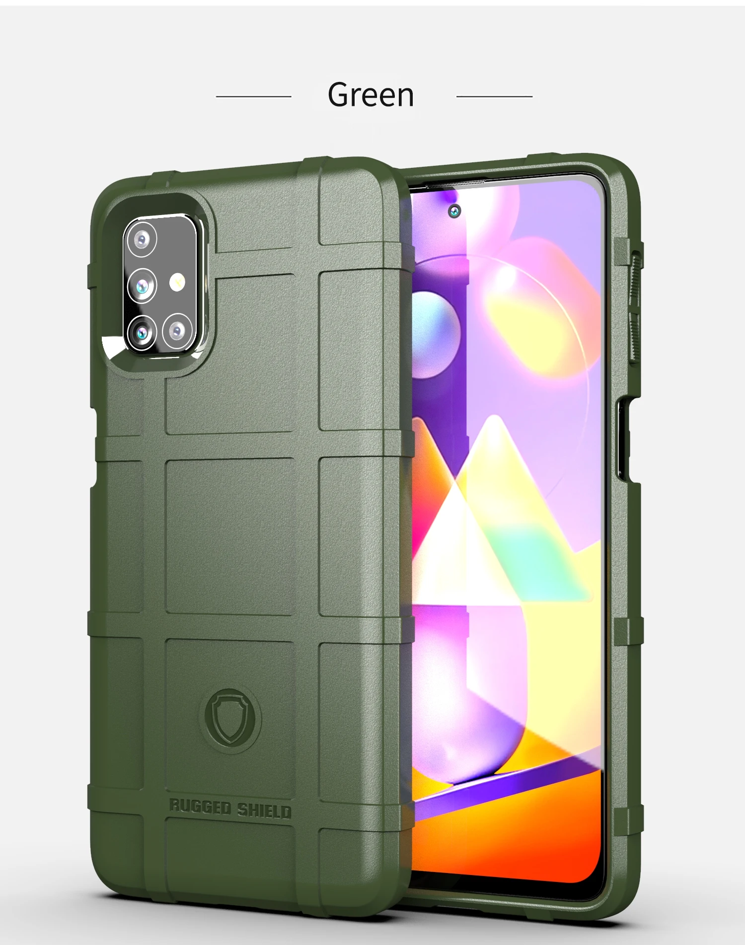 New Product Protector For Samsung Galaxy M31S 6.5inch Silicone Heavy Duty Protection Full cover Case For Galaxy M31S Shell