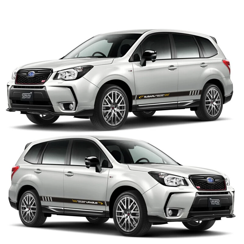 World Datong, наклейка на спортивную машину для Subaru Outback XV Mark Levinson, внешняя наклейка на боковую дверь, виниловая пленка для автомобиля, 1 пара