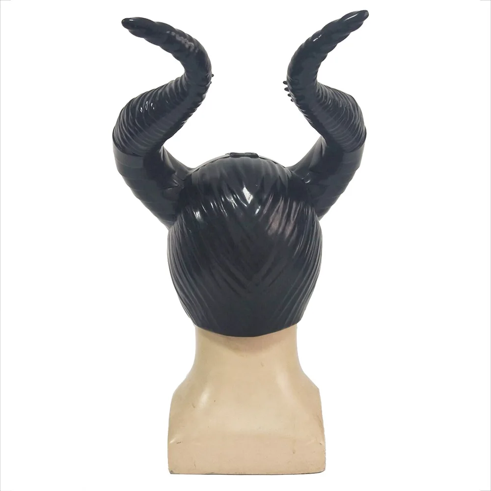 Maleficent: Mistress of Evil cosplay Prop Maleficent головные уборы ПВХ Роговая маска реквизит для Хэллоуина головные уборы шлем вечерние Black queen
