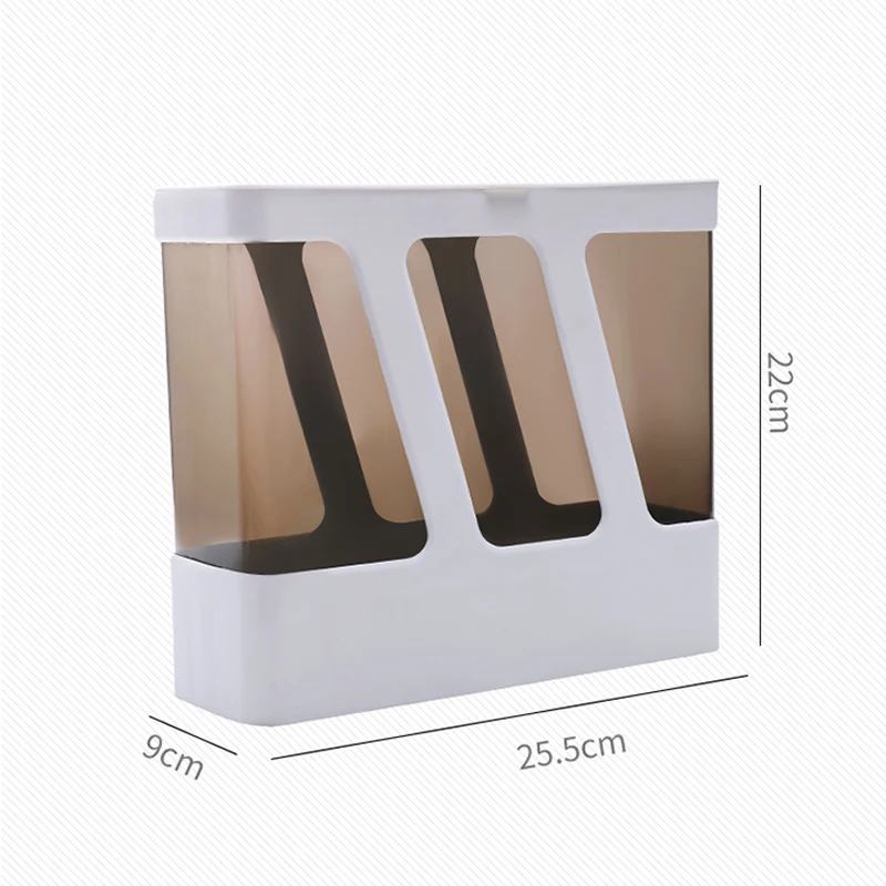 Wall Mounted Disposable Cup Holder, Buckle Type Paper Cup Extractor, Household Water Dispenser, 3 Cylinder, 045